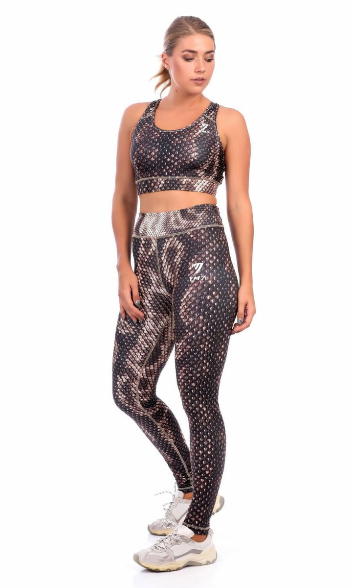 Sheky- printed Sports Bra and Leggings set - Youlya