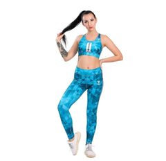 Tira-printed Sports Bra and Leggings set - Youlya